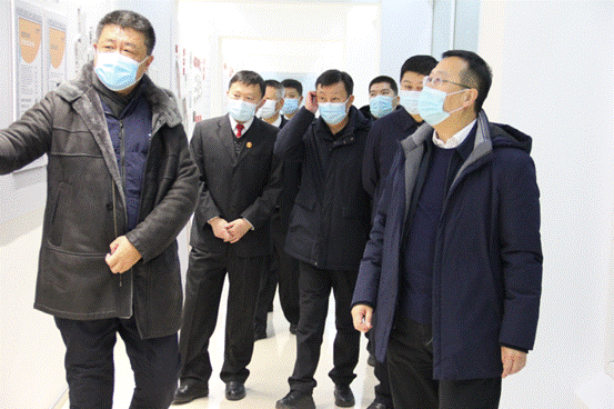 绥化市中院领导深入肇东市企业进行走访调研
